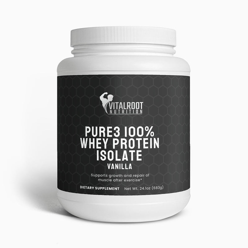 Pure3 100% Whey Protein Isolate (Vanilla)