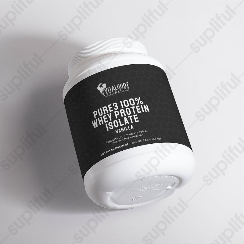 Pure3 100% Whey Protein Isolate (Vanilla)