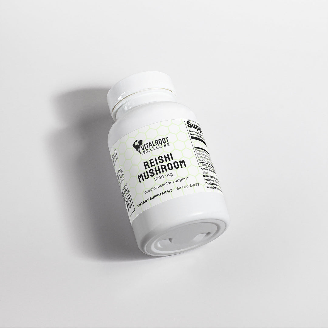 Reishi Mushroom | Immune & Stress Support Adaptogen | (60 Vegan Capsules)