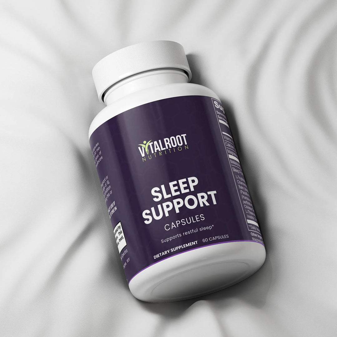 Sleep Support | Advanced Herbal Sleep Supplement with Magnesium, Melatonin & Ashwagandha | 60 Capsules