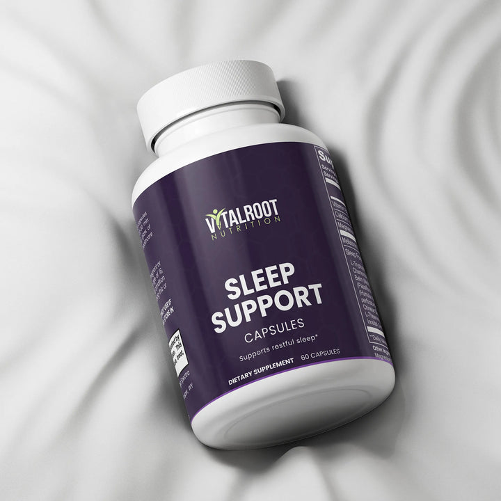 Sleep Support | Advanced Herbal Sleep Supplement with Magnesium, Melatonin & Ashwagandha | 60 Capsules