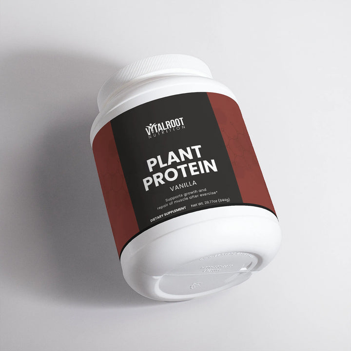 Plant Protein | Vanilla Vegan Blend with MCT & Fiber | (29.77 oz)
