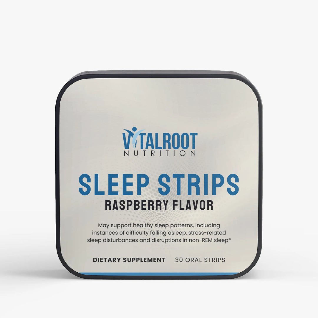 Sleep Strips | Natural Bedtime Aid with Melatonin & Herbs | (30 Strips)