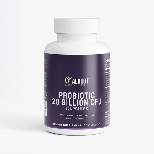 Probiotic 20 Billion | Daily Digestive & Immune Health Support | (30 Capsules)