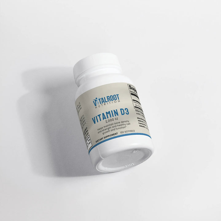 Vitamin D3 2,000 IU | Daily Immune & Bone Health Support | (100 Softgels)