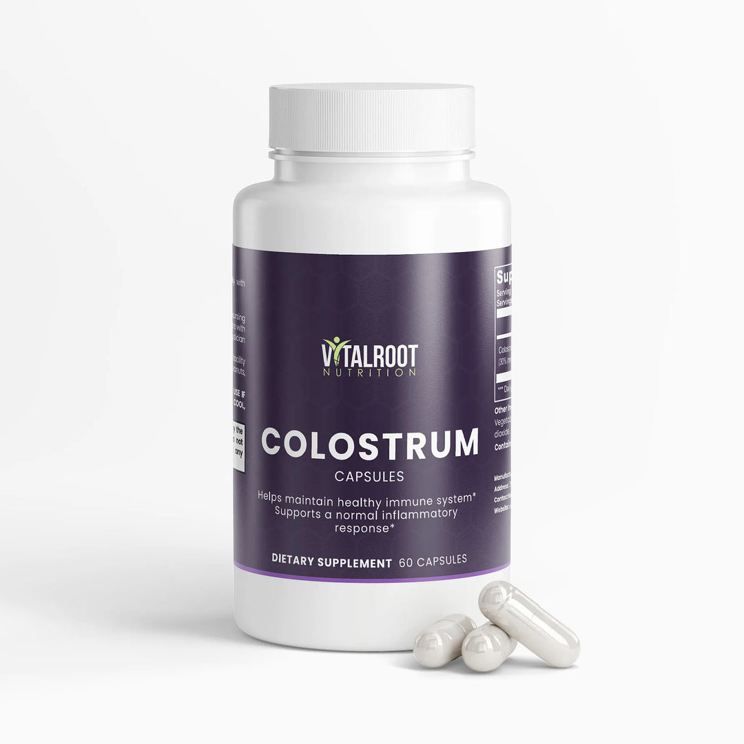 Colostrum Capsules | Immune & Gut Health Support Supplement | 60 Capsules