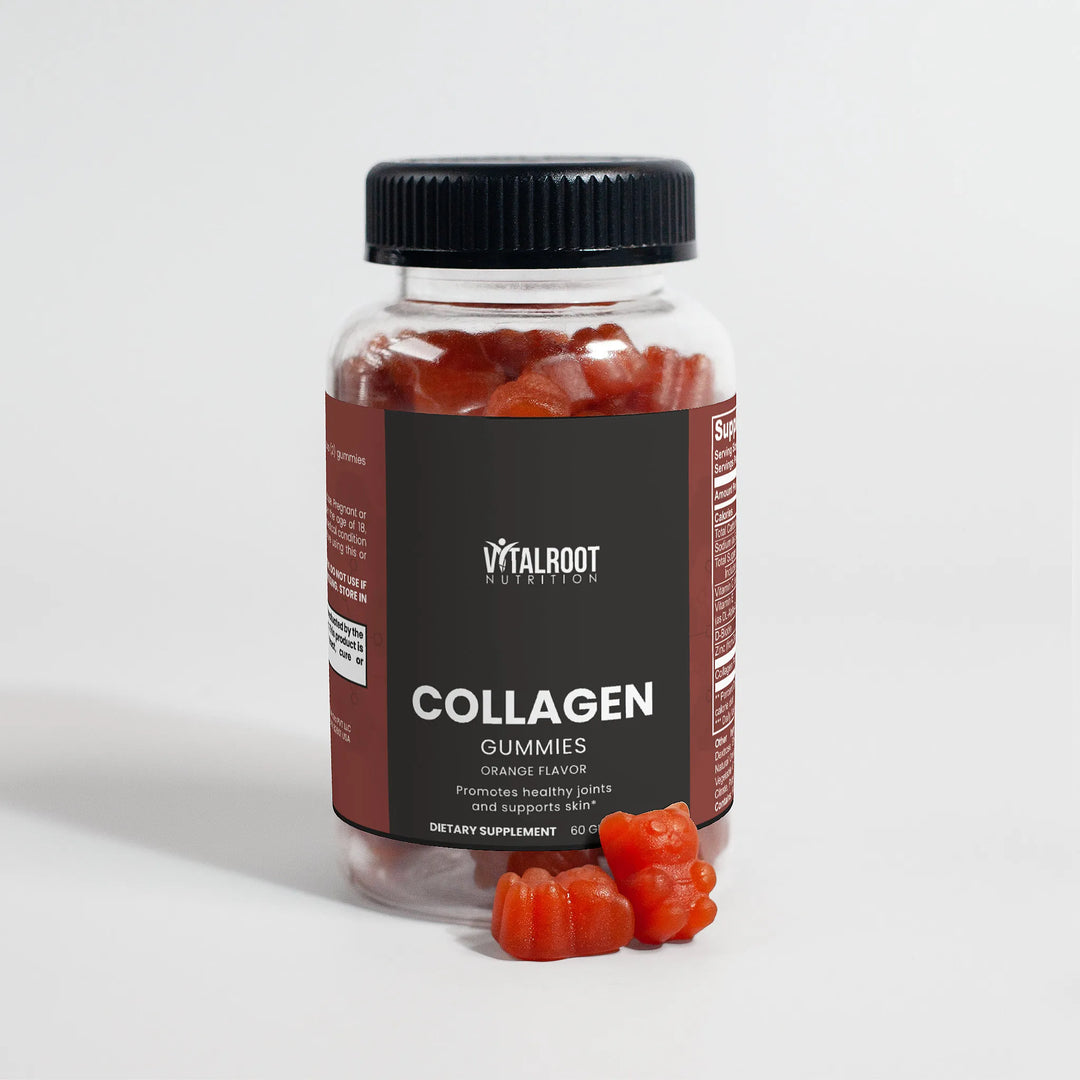 Collagen Gummies | Skin, Hair & Nail Support with Vitamin C & Zinc | 60 Capsules