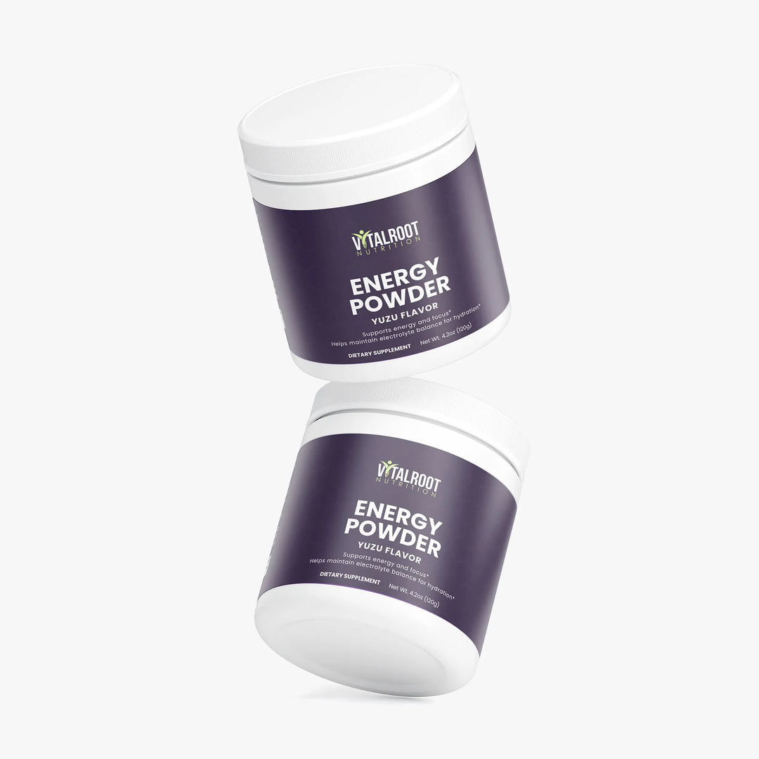 Energy Powder (Yuzu Flavor) | B-Vitamins & Natural Caffeine Boost | 120g