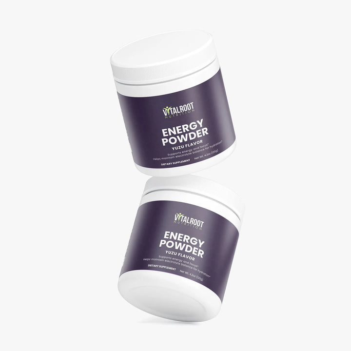 Energy Powder (Yuzu Flavor) | B-Vitamins & Natural Caffeine Boost | 120g