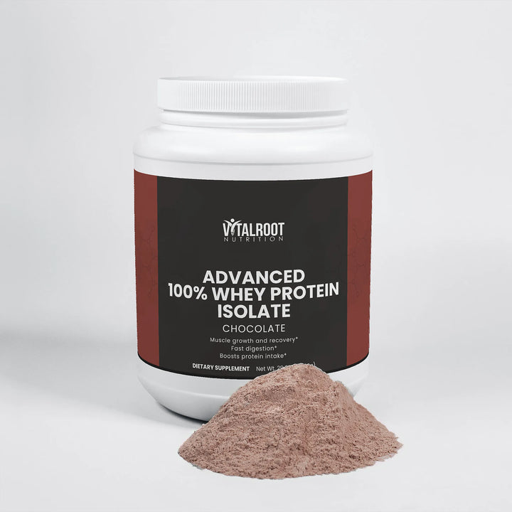 Advanced 100% Whey Protein Isolate | Chocolate Flavor for Lean Muscle | 800g