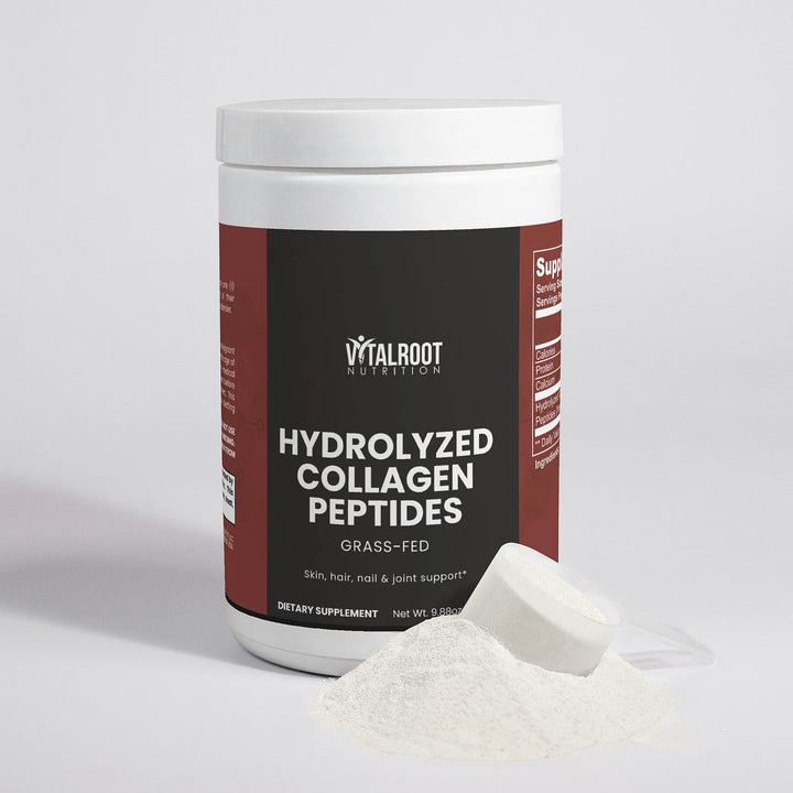 Hydrolyzed Collagen Peptides | Skin, Hair, Joint & Muscle Support | 500g Powder