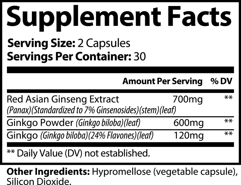 Ginkgo Biloba + Ginseng