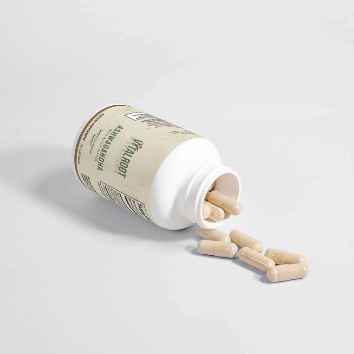 Ashwagandha | Organic Stress & Mood Support with Black Pepper | (60 Capsules)