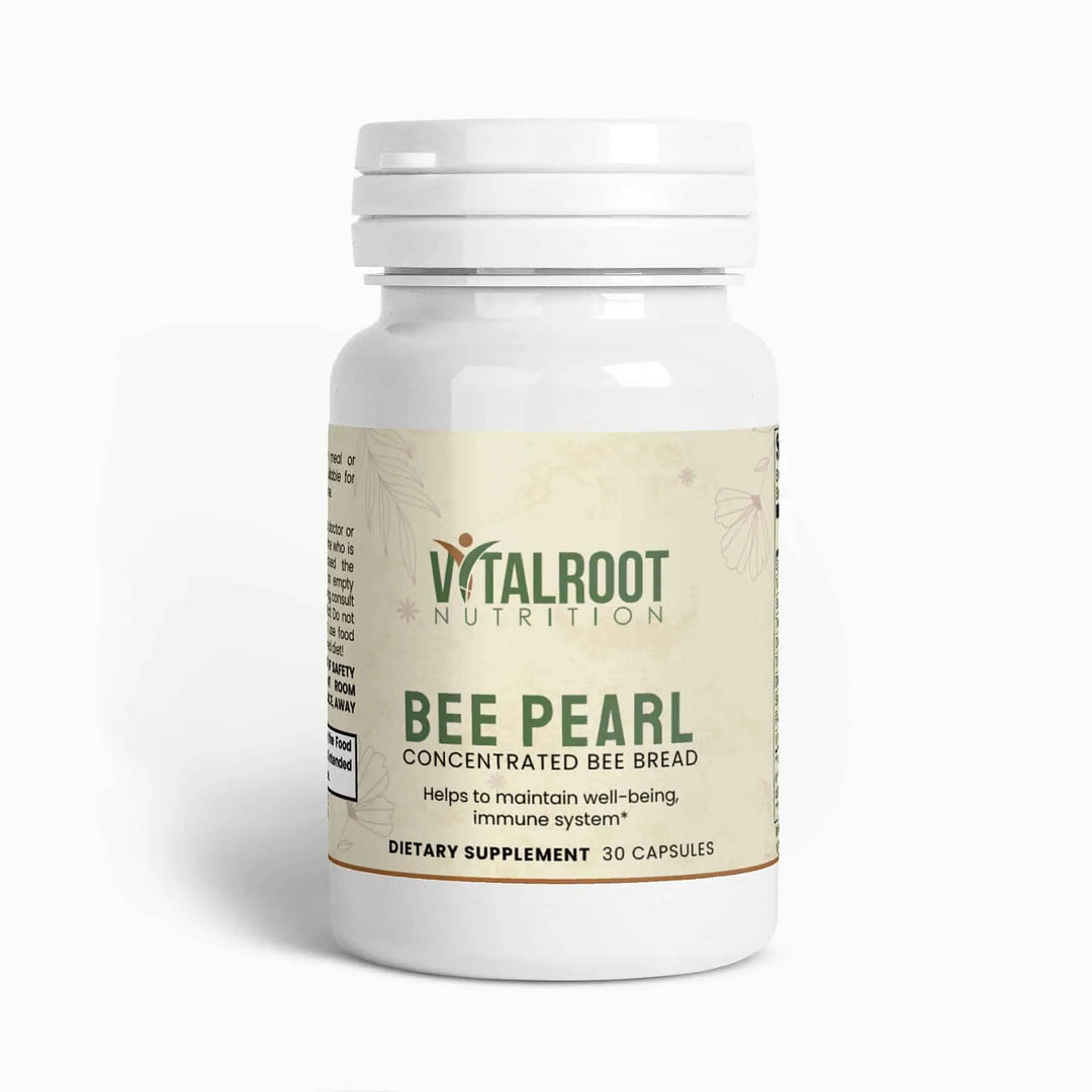 Bee Pearl | Immune Support & Energy Boost with Bee Pollen, Nectar & Enzymes | (30 Capsules)