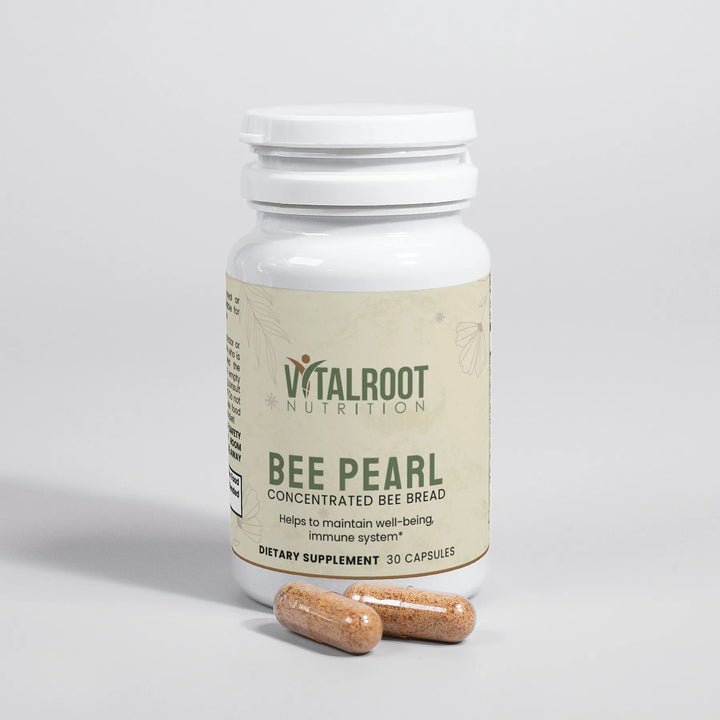 Bee Pearl | Immune Support & Energy Boost with Bee Pollen, Nectar & Enzymes | (30 Capsules)