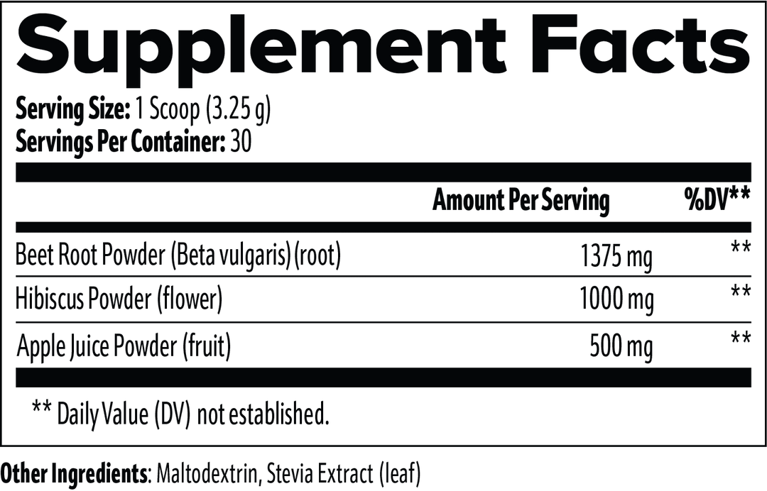 Beetroot Powder | Supports Healthy Blood Flow & Blood Pressure | (97.5g)