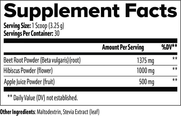 Beetroot Powder | Supports Healthy Blood Flow & Blood Pressure | (97.5g)