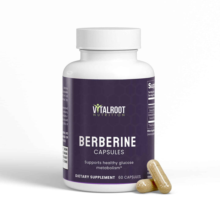 Berberine | Blood Sugar, Heart Health & Weight Management Supplement | 60 Capsules