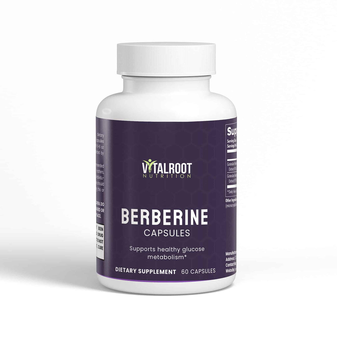 Berberine | Blood Sugar, Heart Health & Weight Management Supplement | 60 Capsules