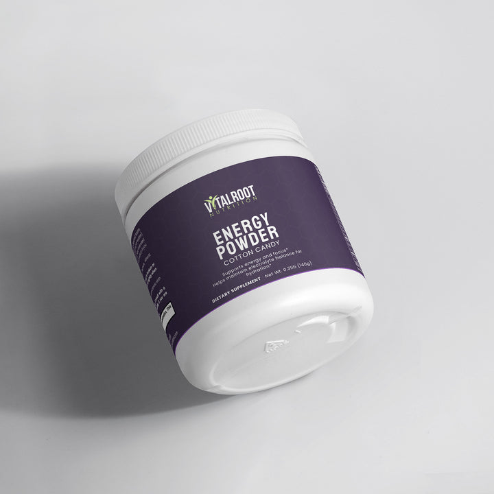 Energy Powder (Cotton Candy) | Balanced Energy & Focus Boost | (140g)