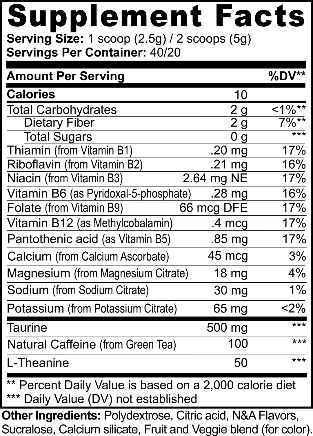 Energy Powder | Lychee Splash Energy for Sustained Energy & Focus | (30 Servings)