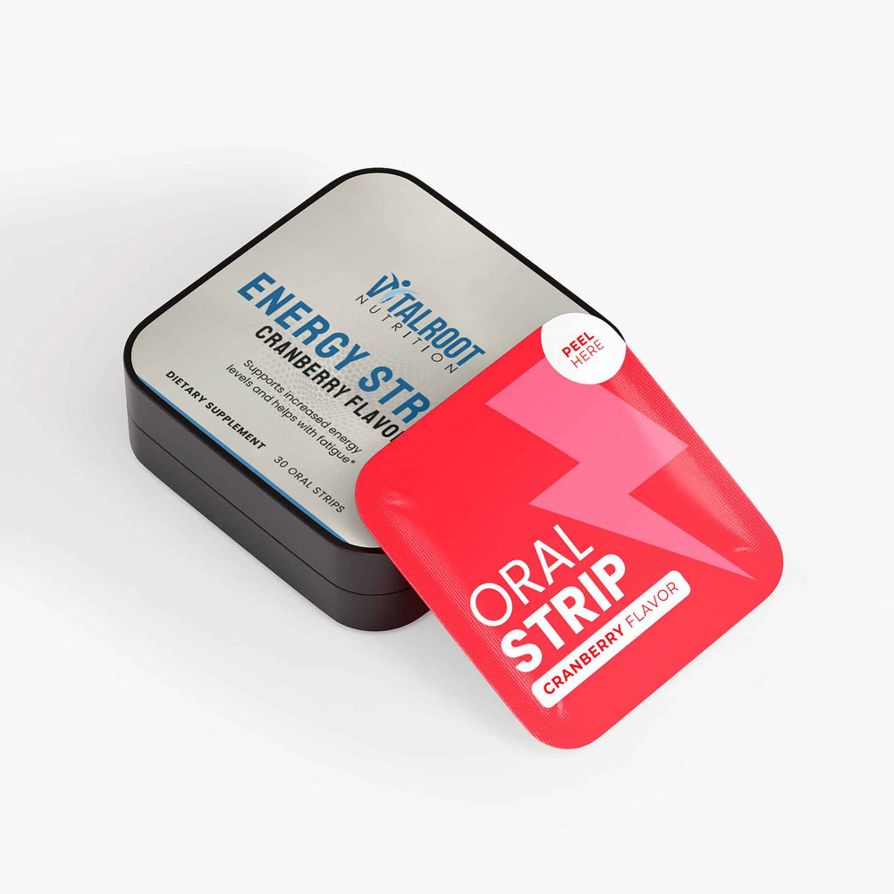 Vitaloot Oral Strip packaging on a white background