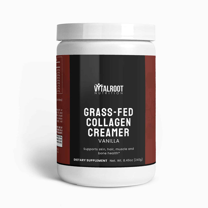 Grass-Fed Collagen Creamer | Vanilla Flavor for Skin & Joint Support | (240g)