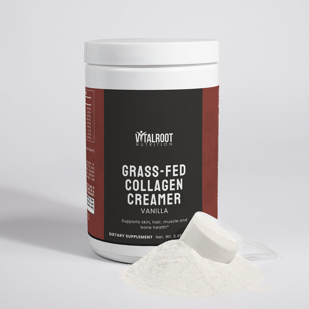 Grass-Fed Collagen Creamer | Vanilla Flavor for Skin & Joint Support | (240g)