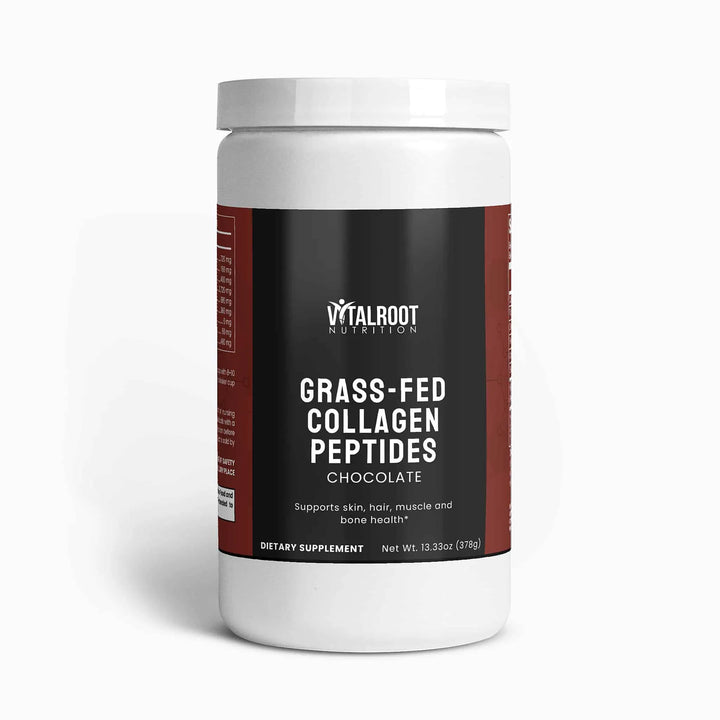 Grass-Fed Collagen Peptides | Chocolate Powder for Skin & Joint Support | (378g)