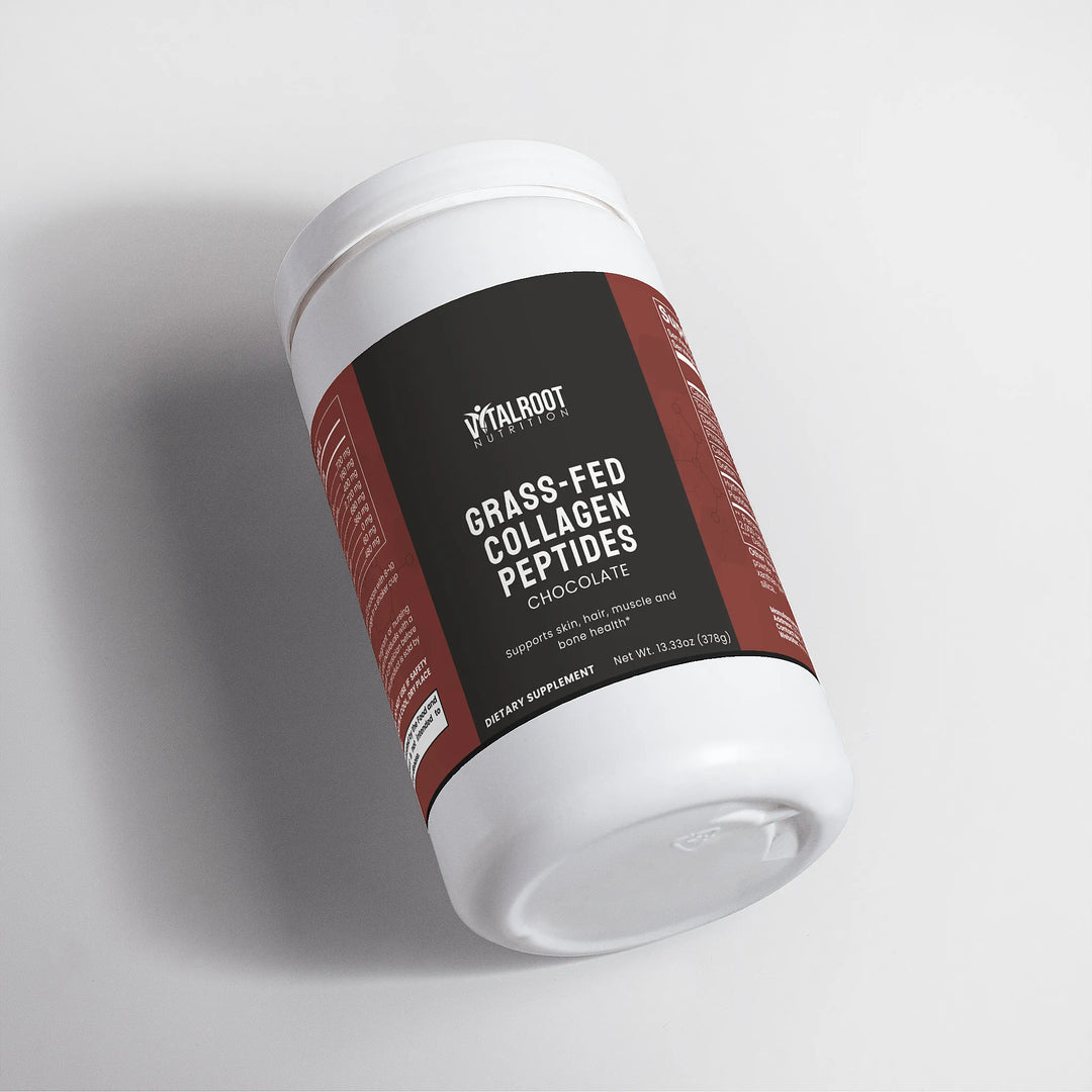 Grass-Fed Collagen Peptides | Chocolate Powder for Skin & Joint Support | (378g)