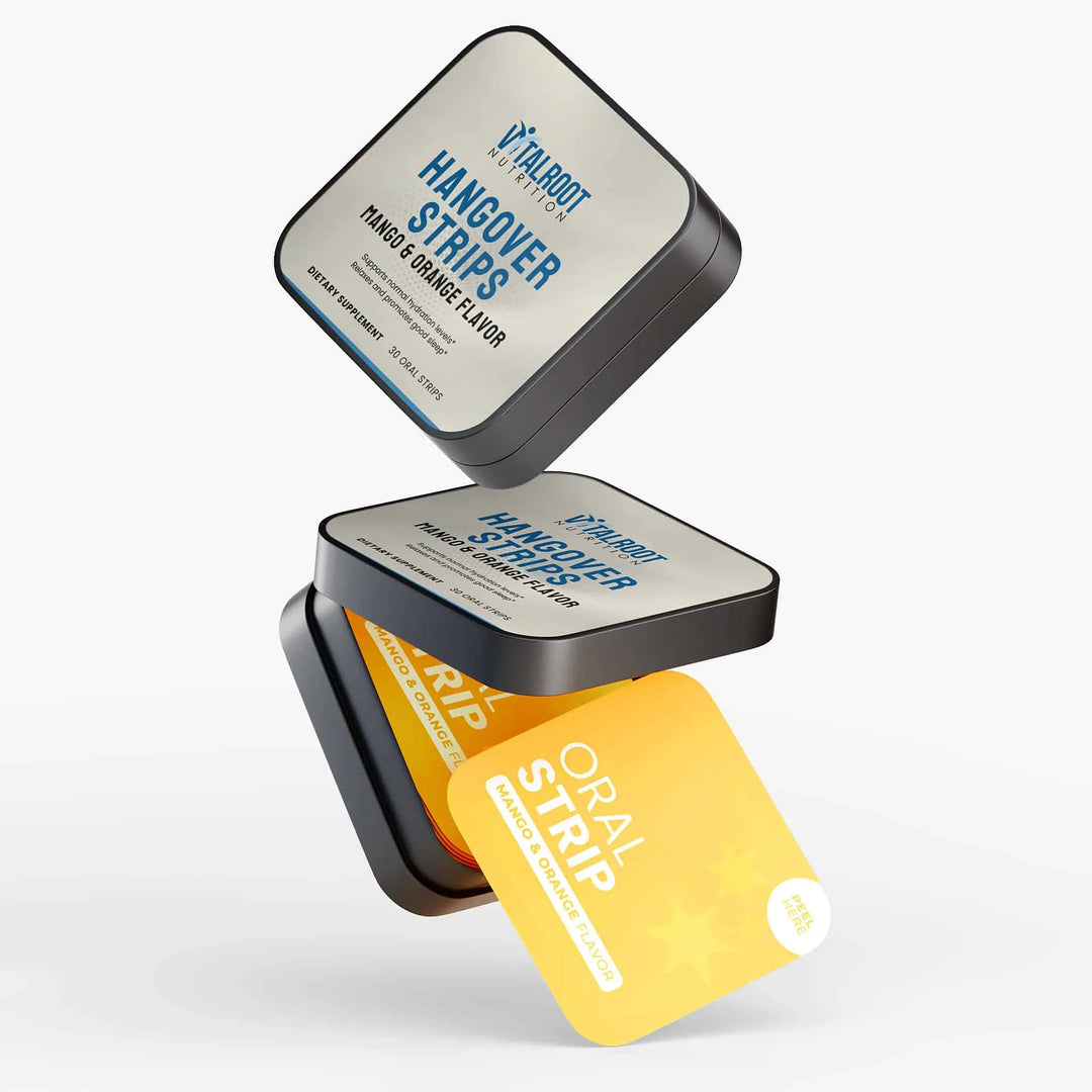 Hangover Strips | Ayurvedic Wellness Blend for Post-Party Recovery | (30 Strips)