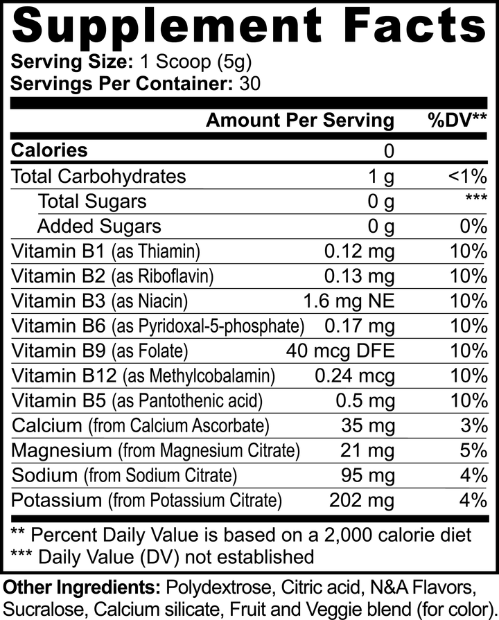 Hydration Powder (Passion Fruit) | Electrolyte & Endurance Support Drink | (164g)