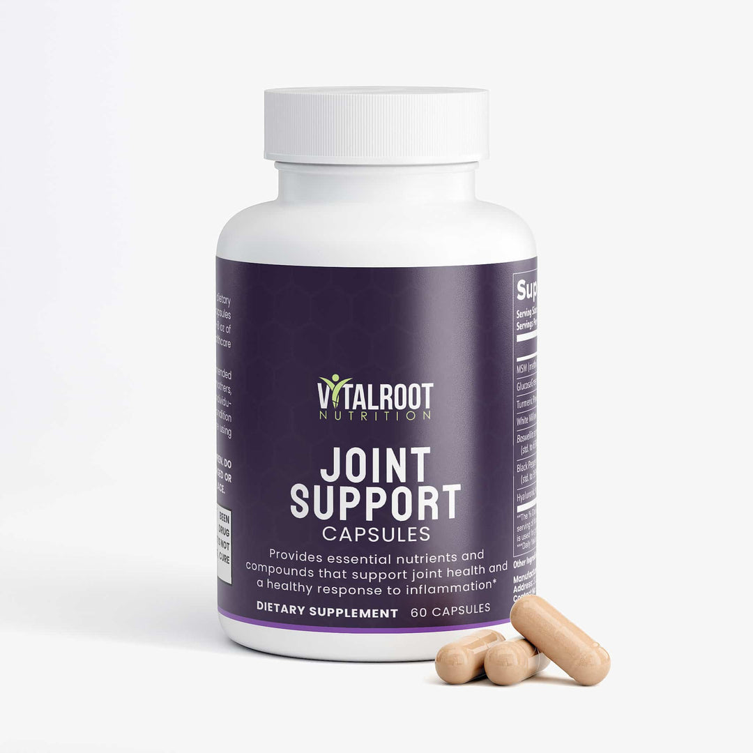 Joint Support | Glucosamine, MSM & Turmeric Supplement for Joint Health | (60 Capsules)