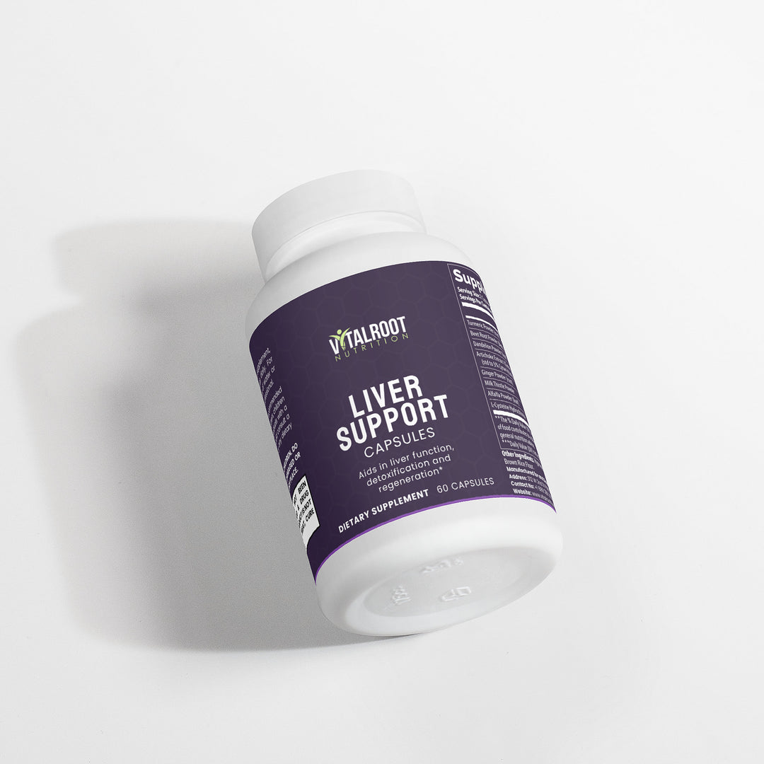 Liver Support | Detox & Regeneration Supplement with Turmeric & Milk Thistle | (60 Capsules)