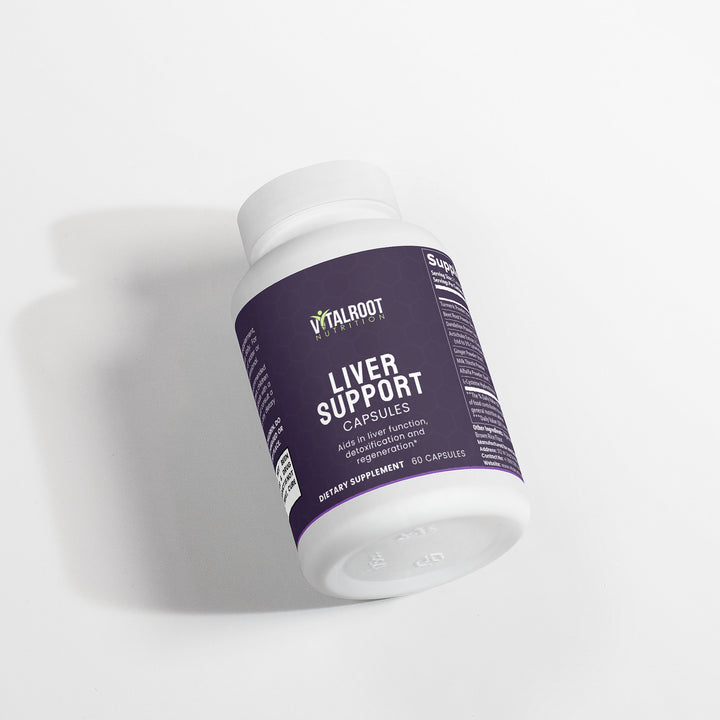Liver Support | Detox & Regeneration Supplement with Turmeric & Milk Thistle | (60 Capsules)