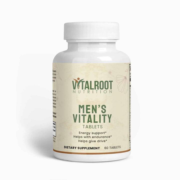 Men's Vitality | Energy & Libido Support with Tongkat Ali Root, L-Arginine & Ginseng | (60 Tablets)