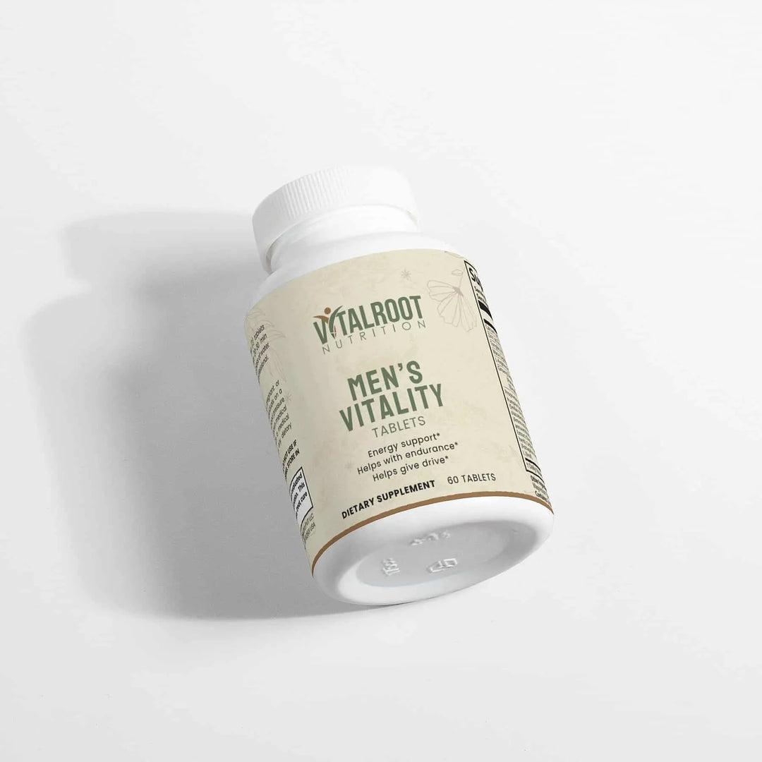 Men's Vitality | Energy & Libido Support with Tongkat Ali Root, L-Arginine & Ginseng | (60 Tablets)