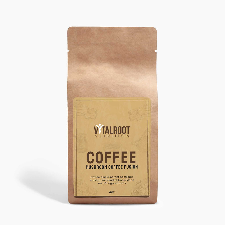 Vitalroot Nutrition coffee package on a white background