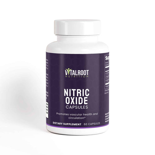 Nitric Oxide | Circulation & Muscle Support Supplement with L-Arginine & Citrulline | (60 Capsules)