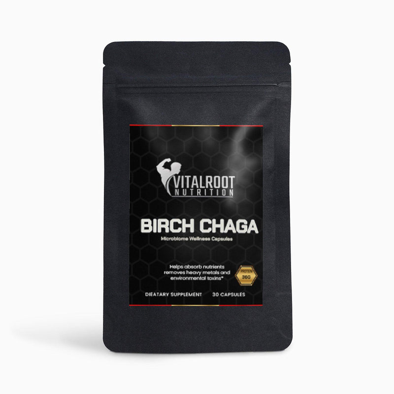 Birch Chaga Microbiome Wellness Powder - Vital Root Nutrition