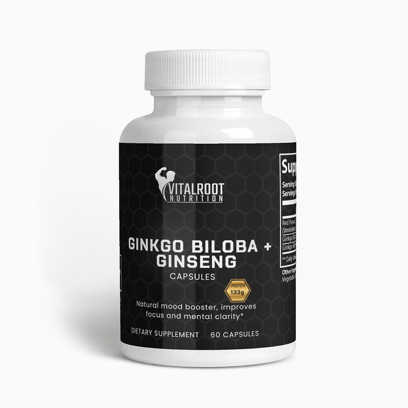 Ginkgo Biloba + Ginseng - Vital Root Nutrition