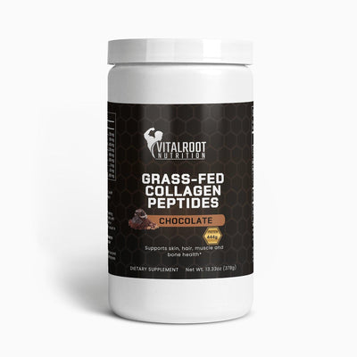 Grass-Fed Collagen Peptides Powder (Chocolate) - Vital Root Nutrition