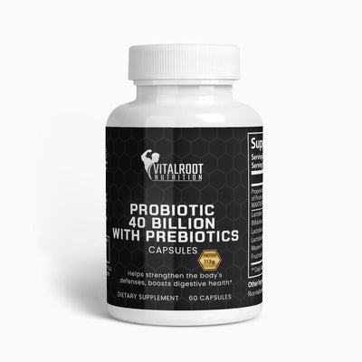 Probiotic 40 Billion with Prebiotics - Vital Root Nutrition