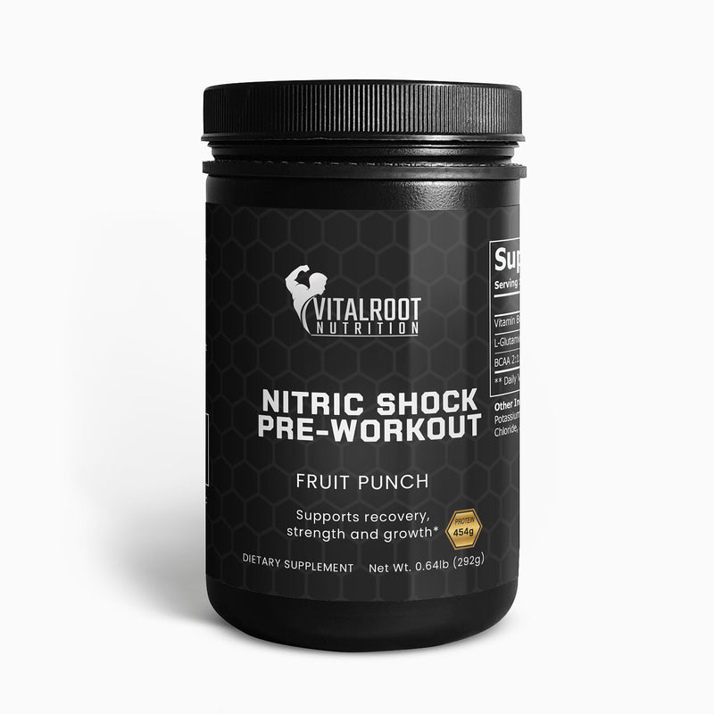 Nitric Shock Pre-Workout (Honeydew Watermelon) - Vital Root Nutrition