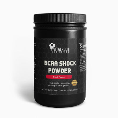 BCAA Shock Powder (Fruit Punch) - Vital Root Nutrition