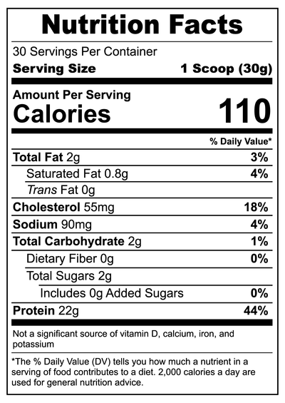 Whey Protein (Salty Caramel Flavour) - Vital Root Nutrition