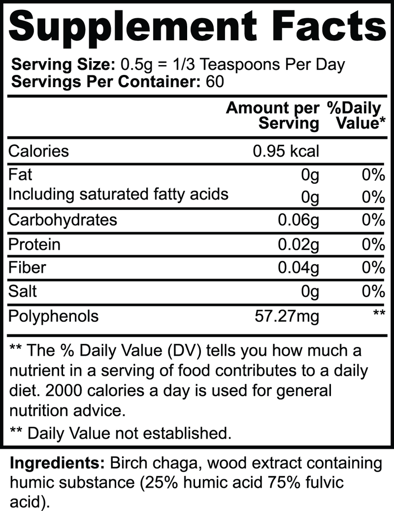 Birch Chaga Microbiome Wellness Powder - Vital Root Nutrition